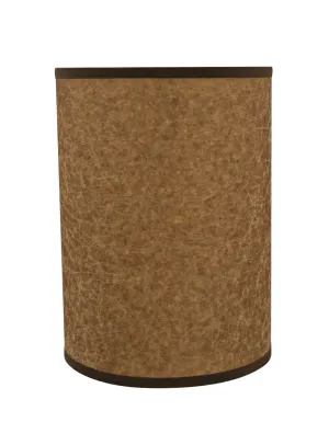 # 31258 Transitional Drum (Cylinder) Shaped Spider Construction Lamp Shade in Dark Brown, 8" wide (8" x 8" x 11")