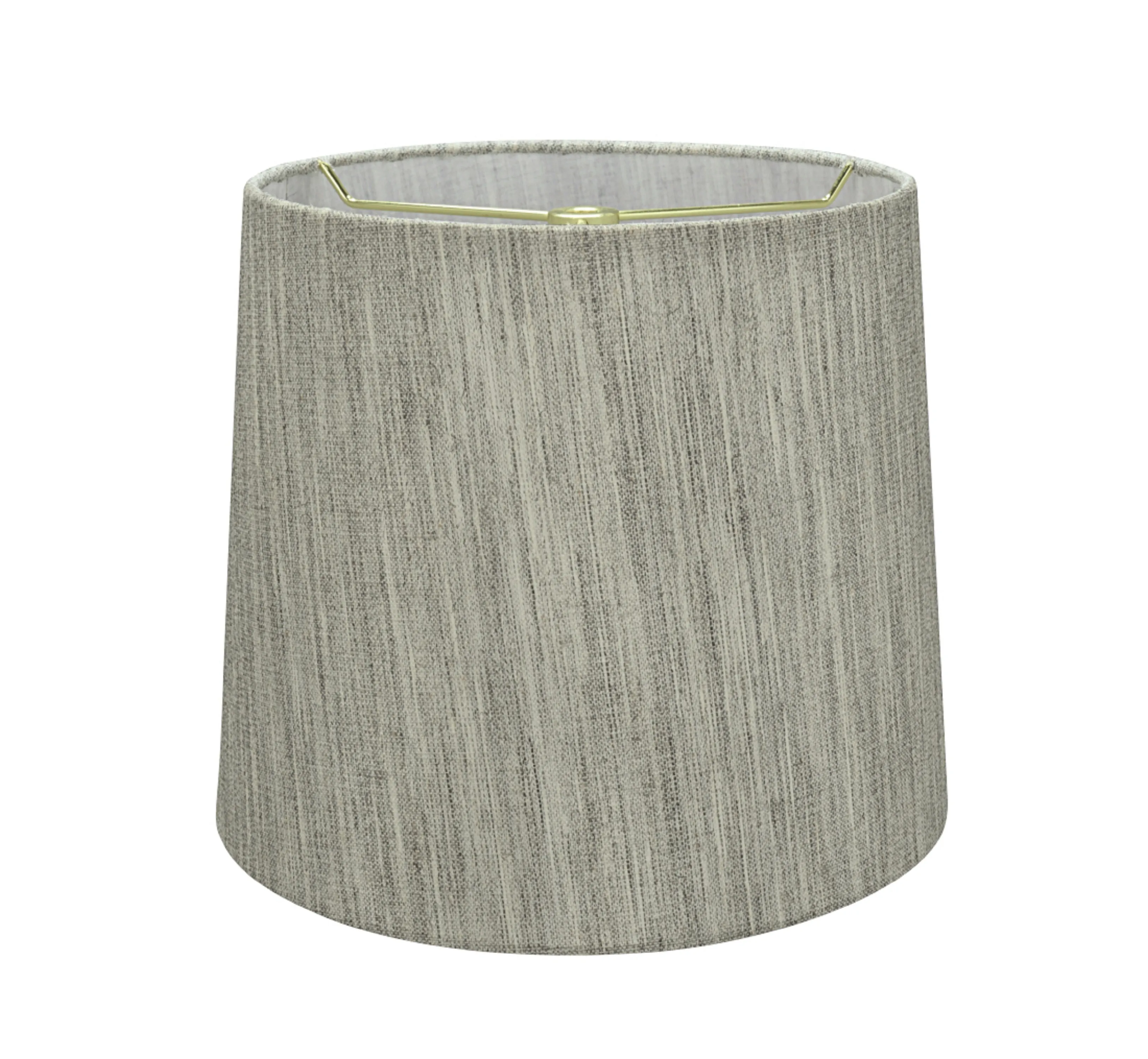 # 32743 Transitional Hardback Empire Shaped Spider Construction Lamp Shade in Light Grey, 10-1/2" wide (9" x 10-1/2" x 9")