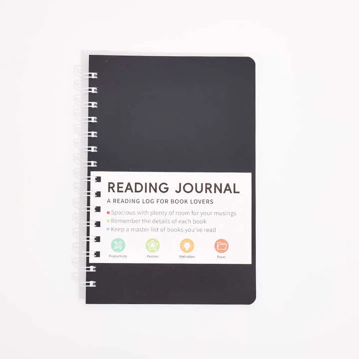 دفتر قراءة A5 من IMODA Stationery، مراجعة وتتبع تقدمك في القراءة، هدية لمحبي الكتب، مستلزمات مدرسية ومكتبية  IMODA Stationery A5 Reading Journal Review and Track Your Reading Progress Gift for Book Lovers Readers School Office Supplies
