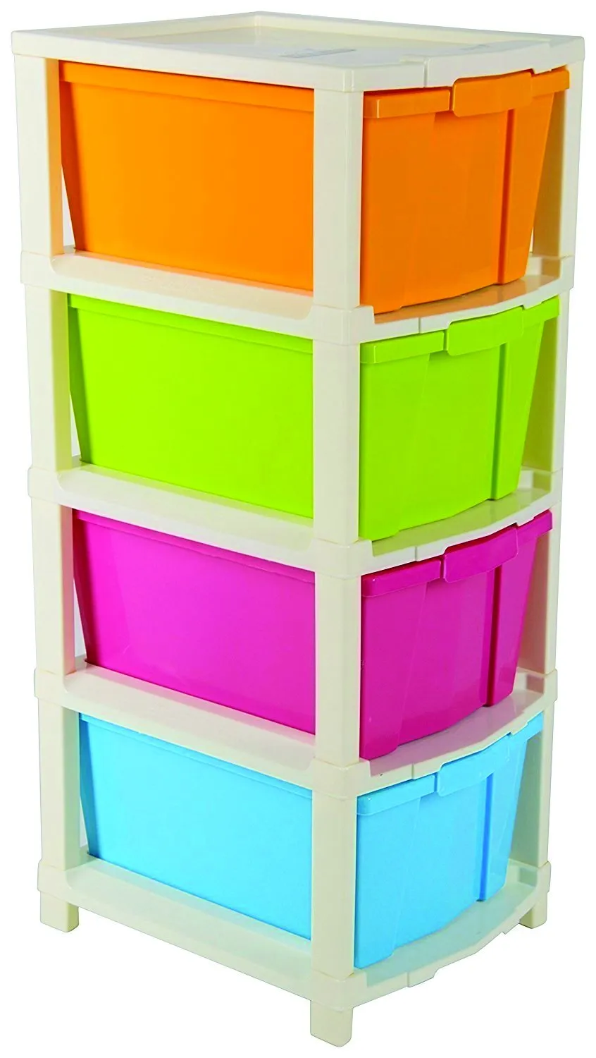 0768 Multipurpose Modular Drawer Organizer Storage Box - 4 Layers