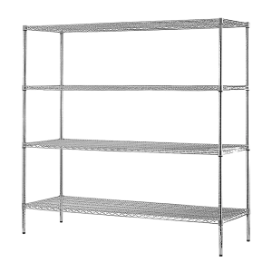 1 - Modular Wire Storage Shelf | Dimensions: 1500 x 450 x 1800mm | Steel Shelving
