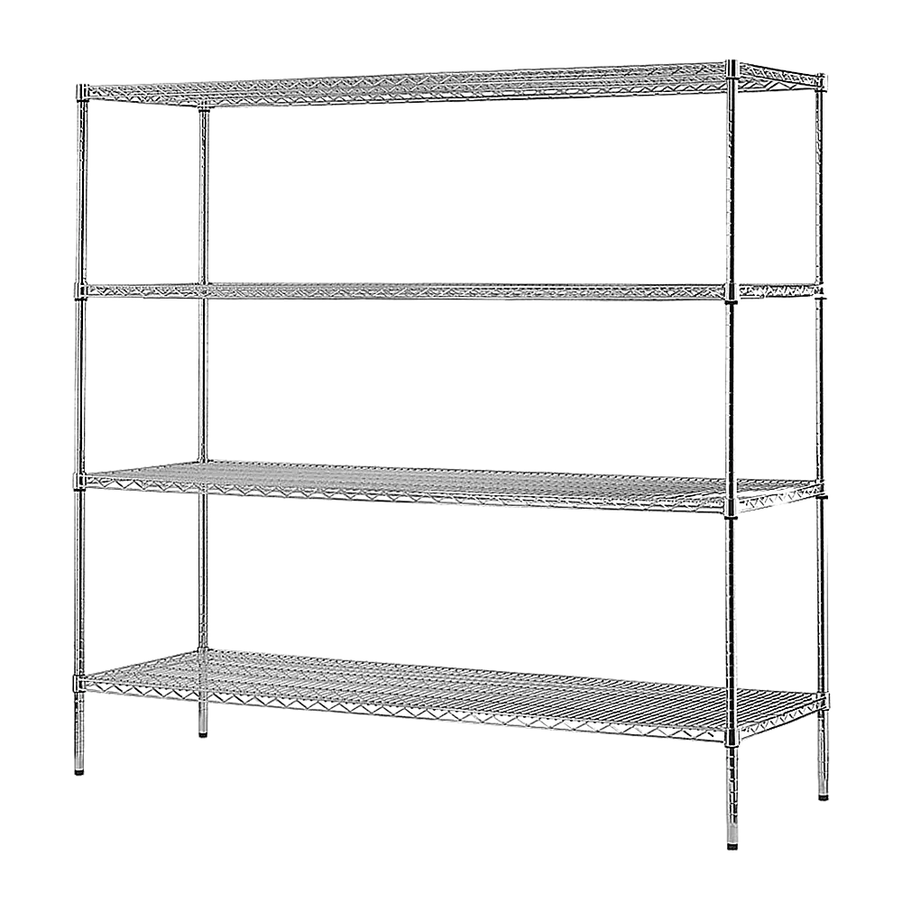 1 - Modular Wire Storage Shelf | Dimensions: 1500 x 450 x 1800mm | Steel Shelving