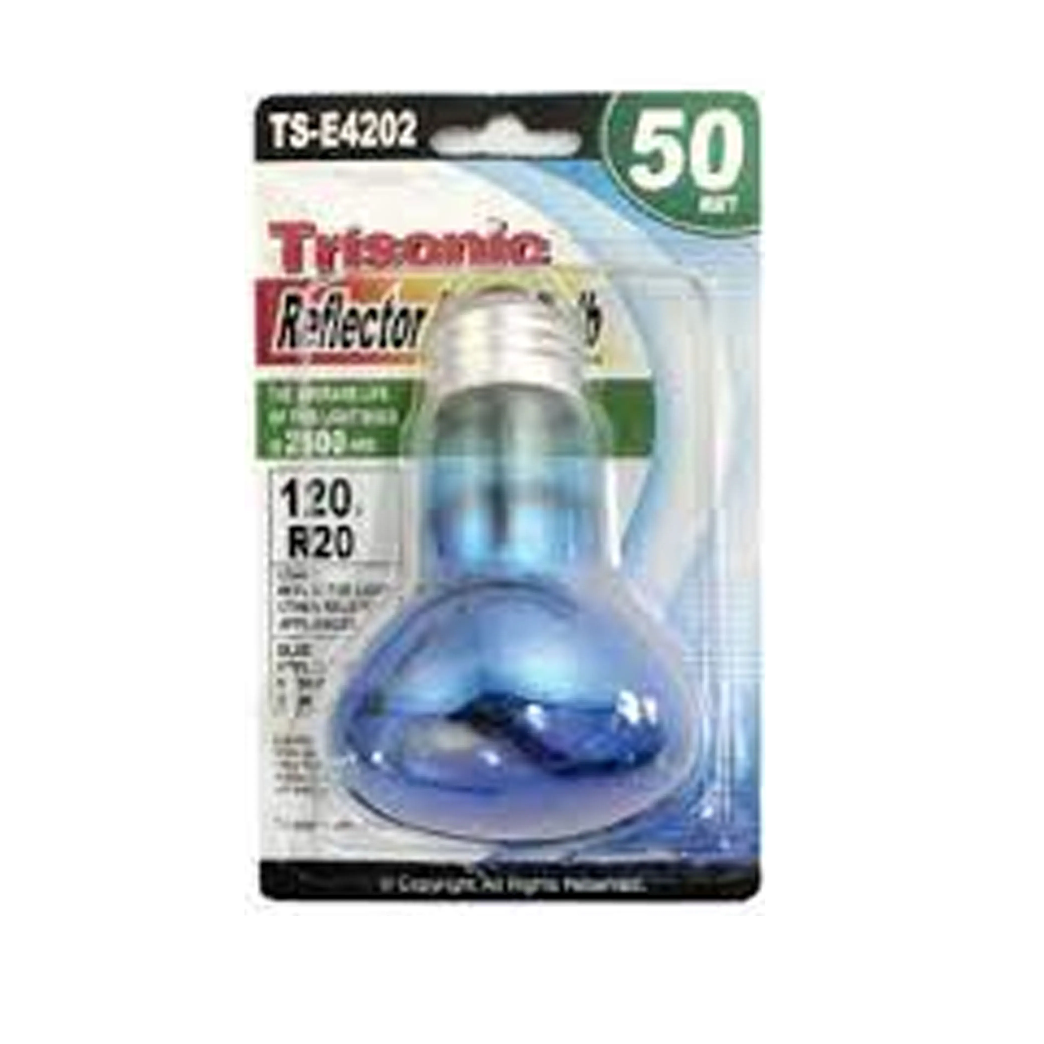 2 Pc Blue Reflector Flood Light Bulbs 50w 120v Frosted Replacement Lighting Lamp