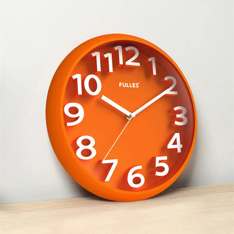 3D Numeric Wall Clock High Quality Super Silent Modern Design For Home Decor Or Wall Art