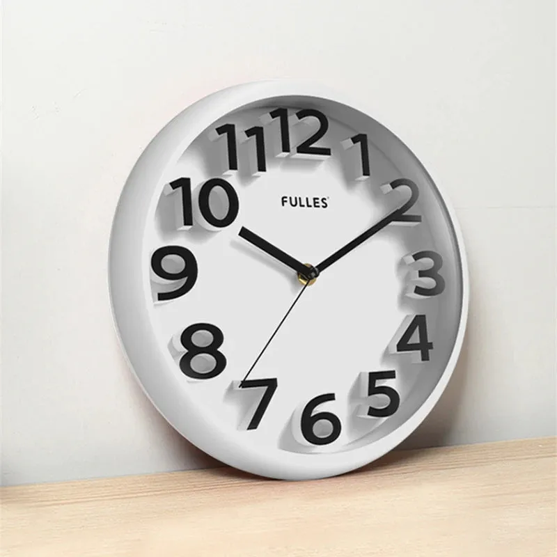 3D Numeric Wall Clock High Quality Super Silent Modern Design For Home Decor Or Wall Art