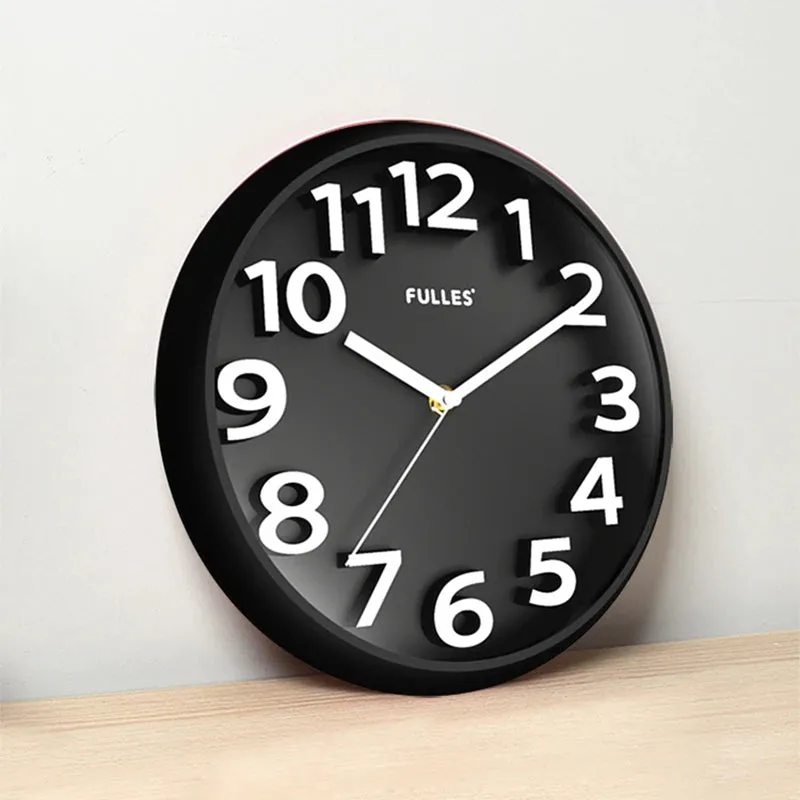 3D Numeric Wall Clock High Quality Super Silent Modern Design For Home Decor Or Wall Art