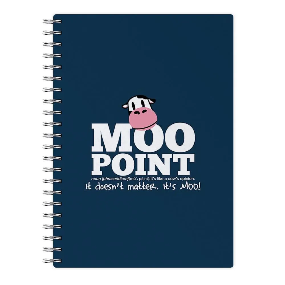 A Moo Point - Joey Tribbiani Notebook