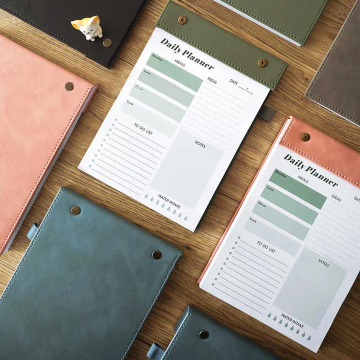 A5 Schedule Notebook Daily Plan Book-للجدول الزمني