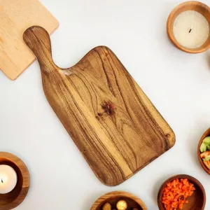 Acacia Wood Serving Tray for Snaks, Food, Drinks Platter