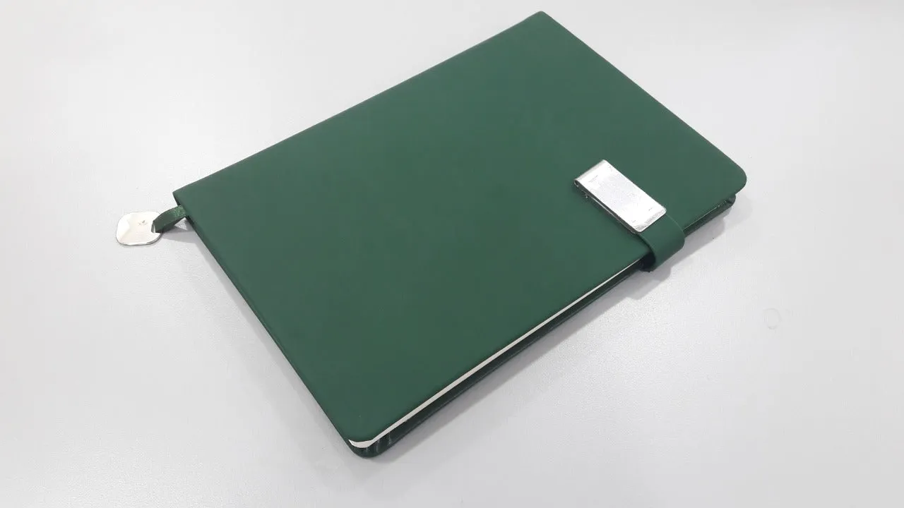 AMS-RM-8504 - GREEN - A4 size - Soft touch Notebooks