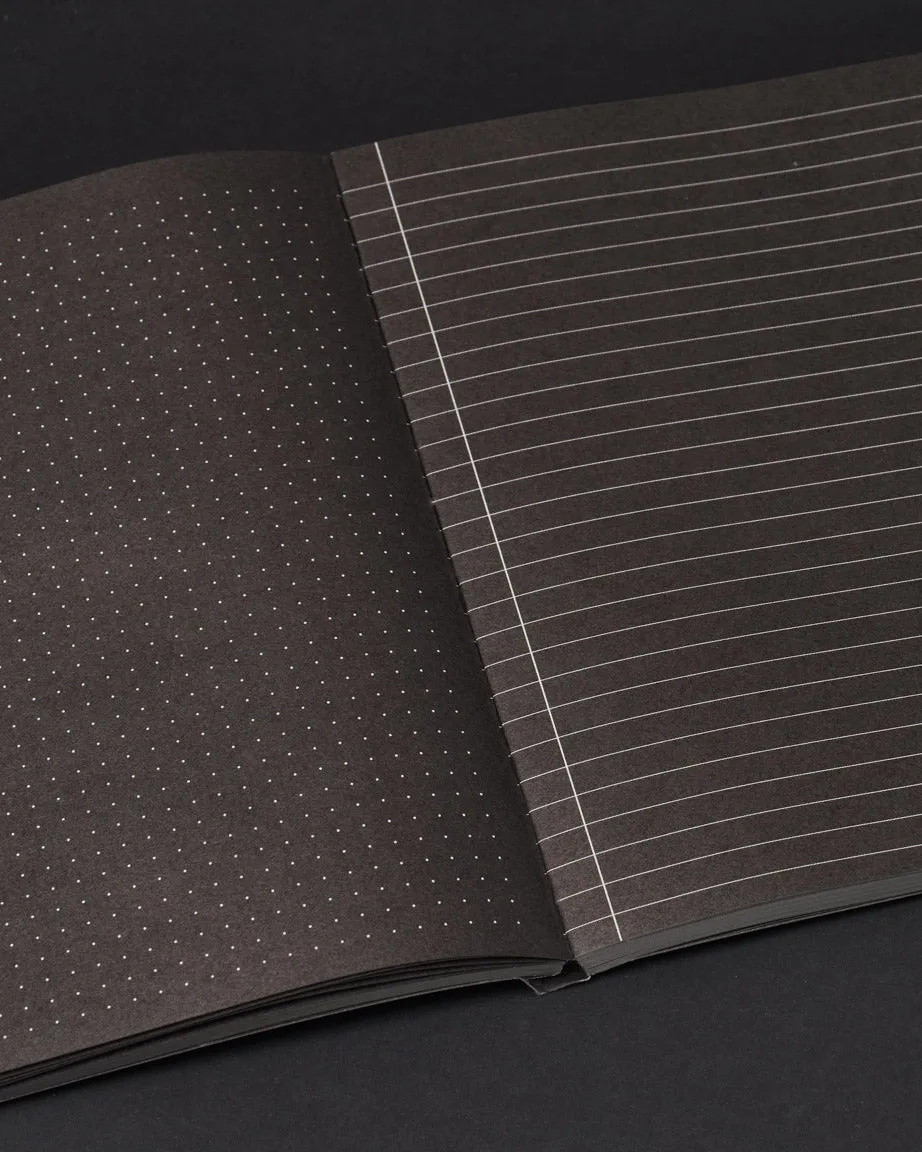 Arctic Ice Dark Analysis A5 Softcover Notebook