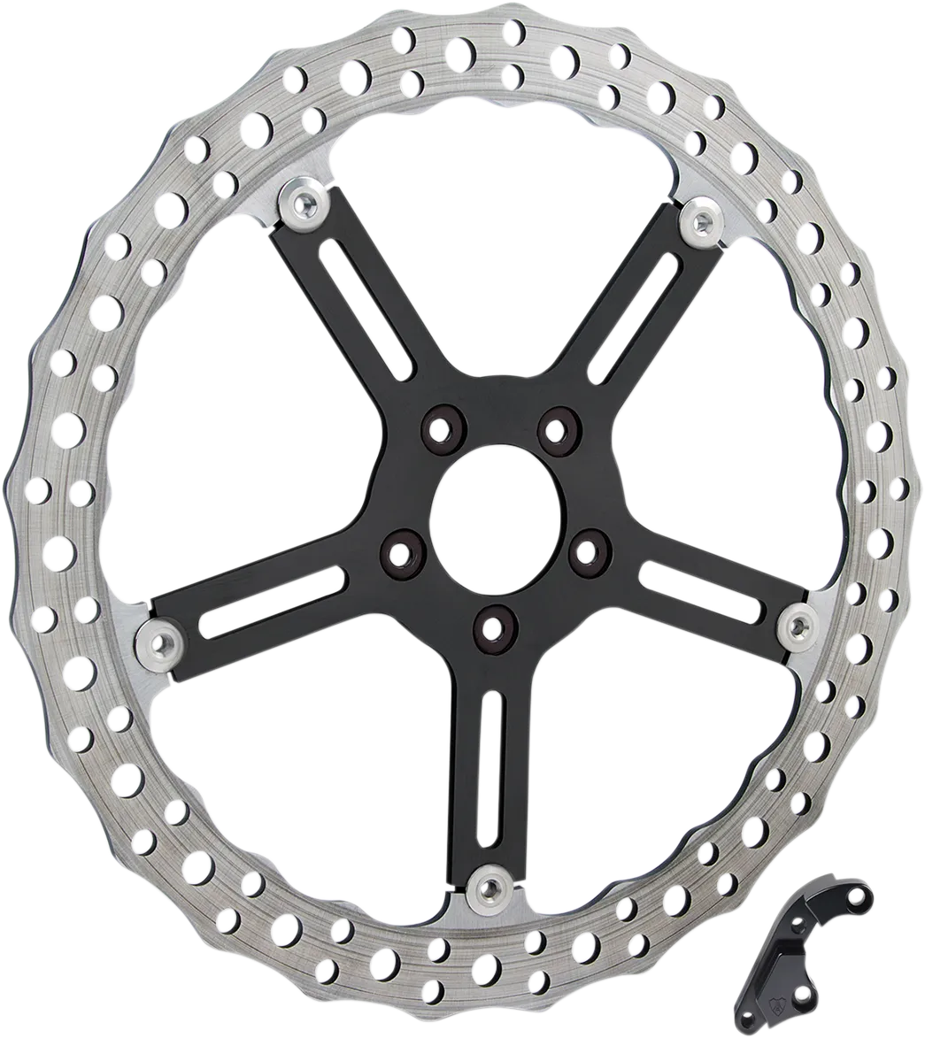 ARLEN NESS Jagged Brake Rotor - 15" - Left - Hub-Mount 02-994