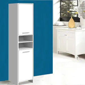 Artiss Bathroom Cabinet Storage 185cm White