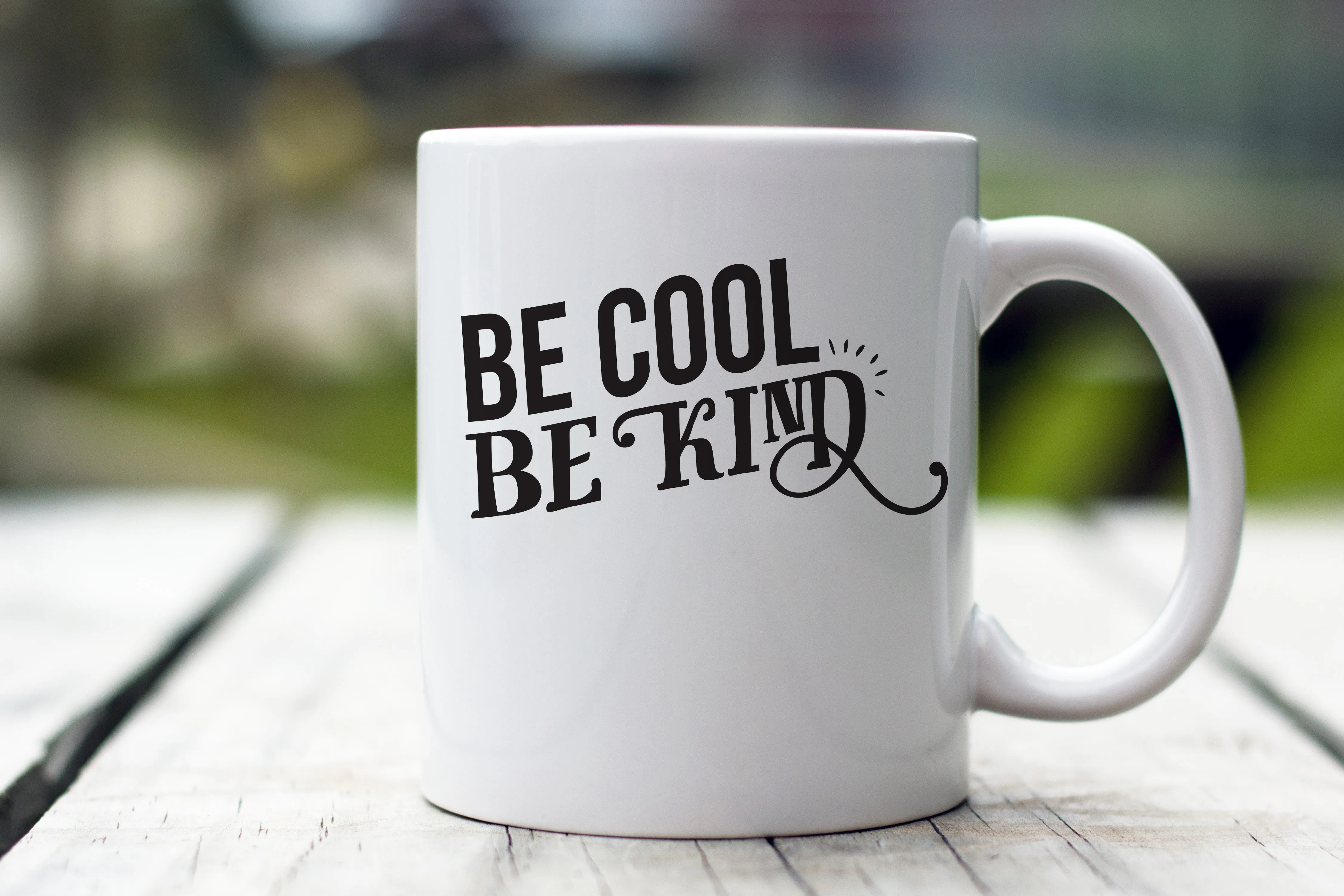 Be Cool Be Kind Swash Coffee Mug