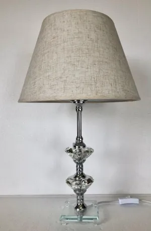 Beige Crystal lamp