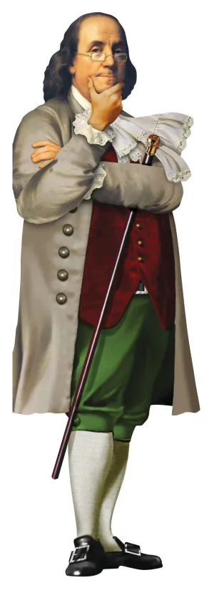 Benjamin Franklin Greeting Card