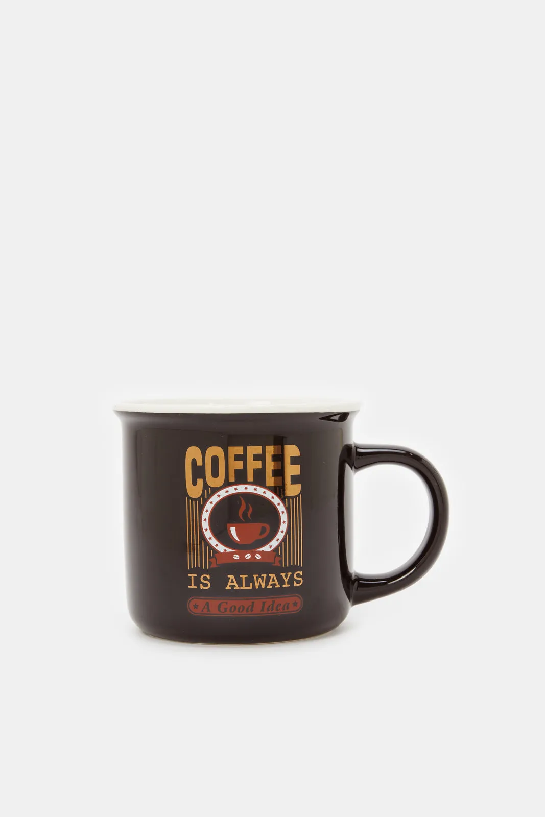 Black Coffe Is Always Good Idea Printed Mug