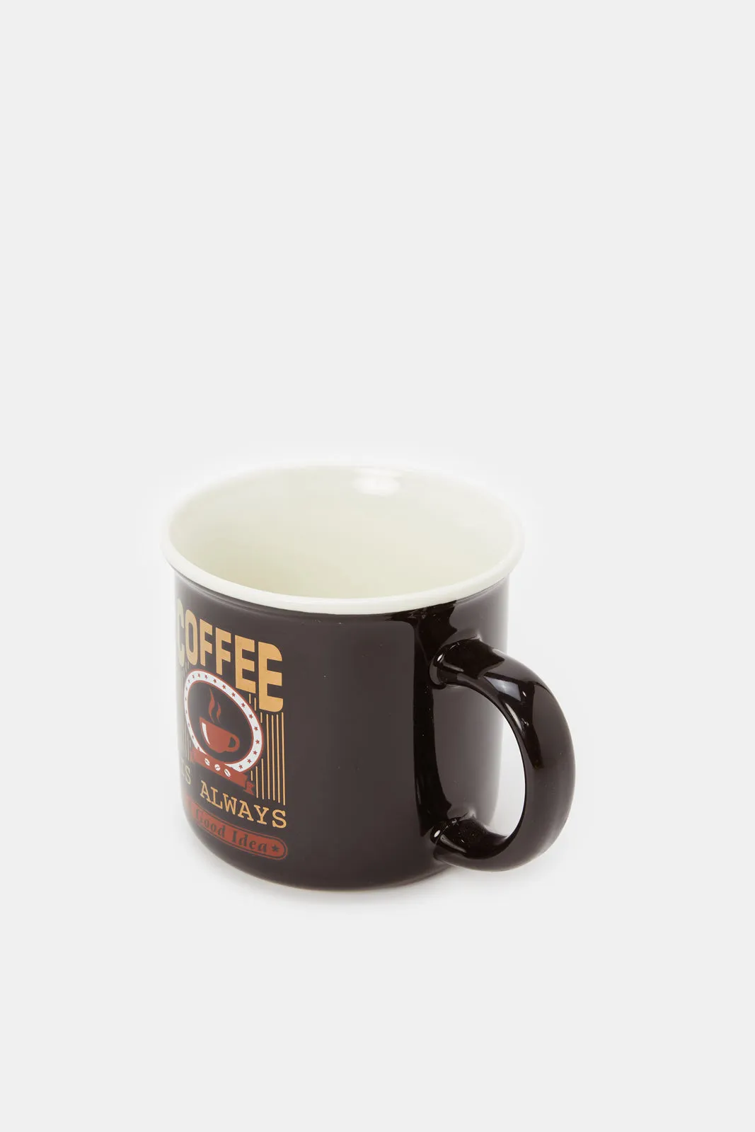 Black Coffe Is Always Good Idea Printed Mug