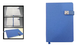 BLUE - A5 - Fabric Notebooks
