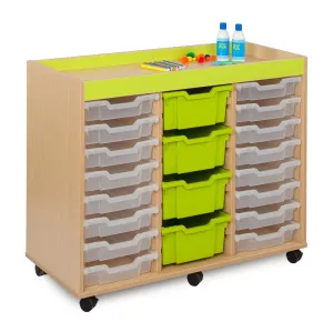 Candy Colours 24 Shallow Tray Unit