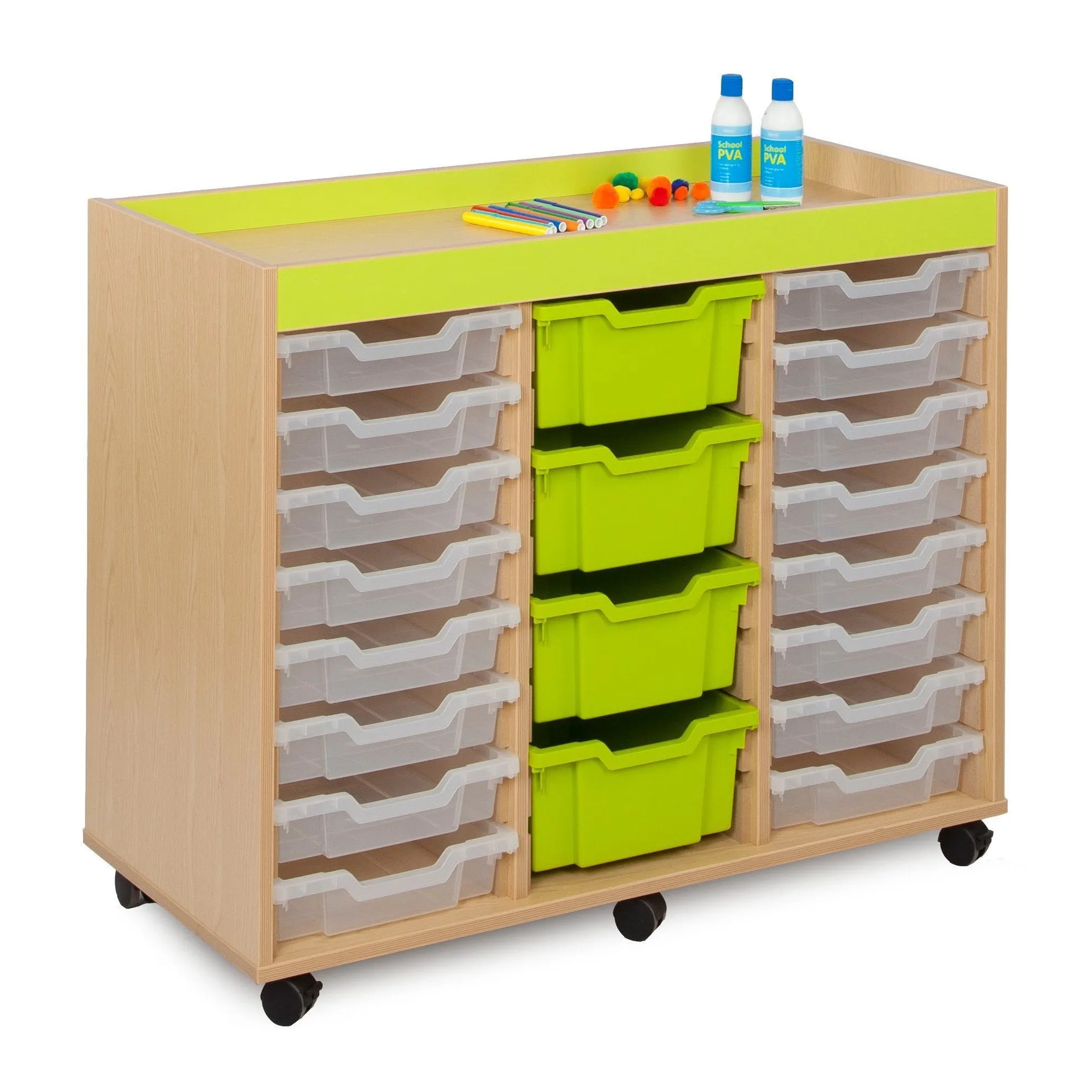 Candy Colours 24 Shallow Tray Unit