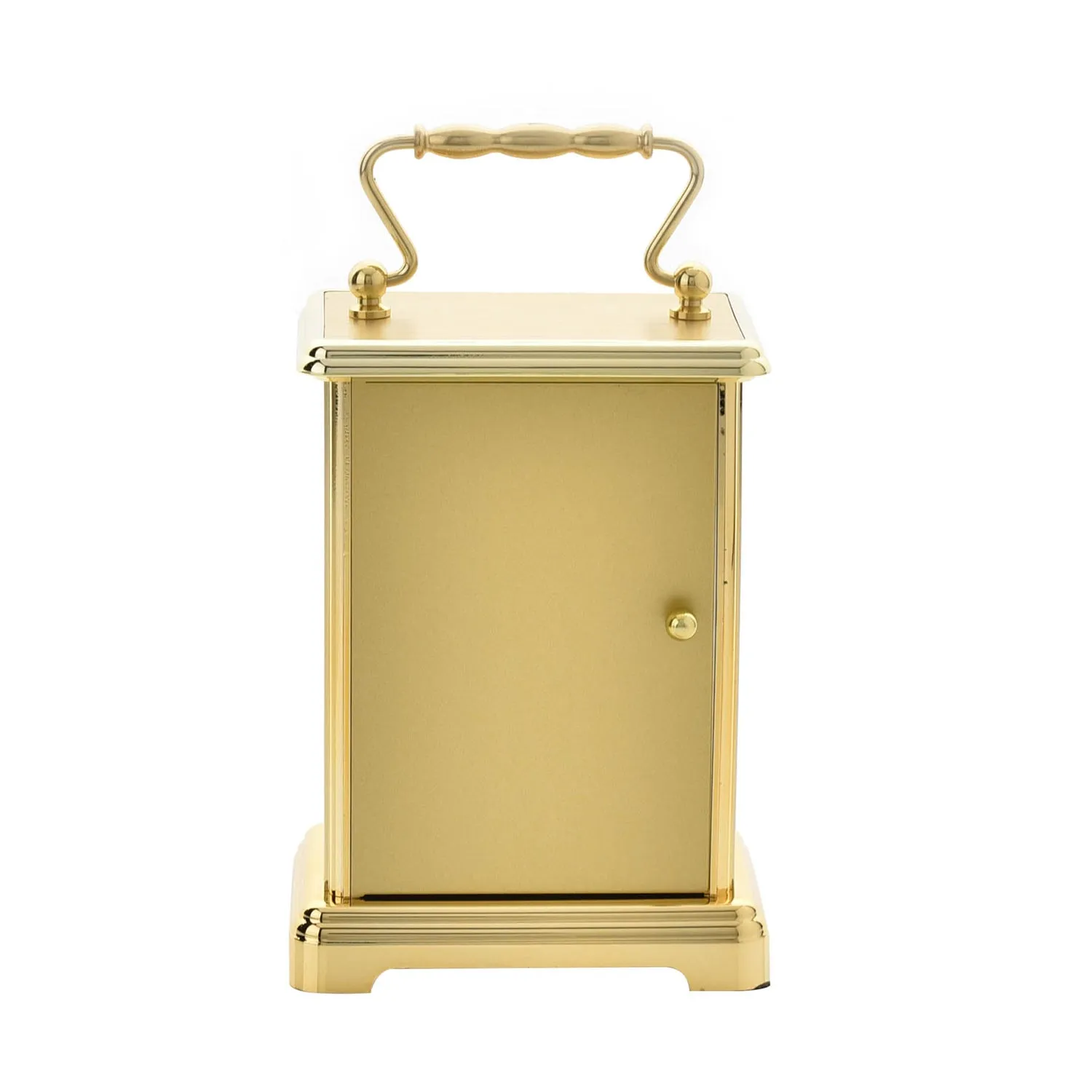 Carriage Clock Gold With White Dial