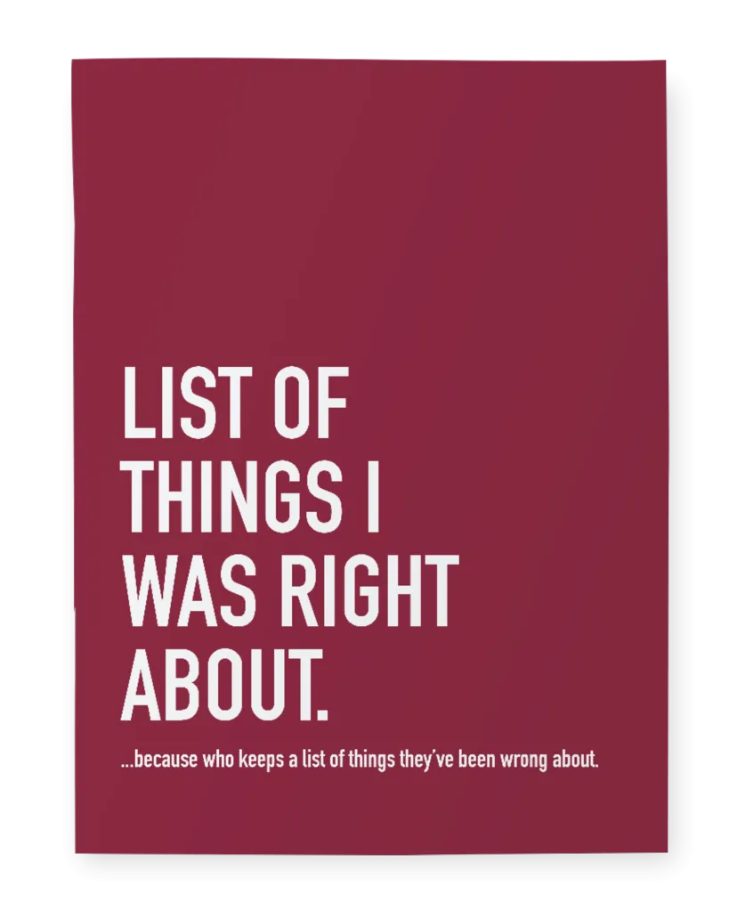Classy Cards Funny Notebooks