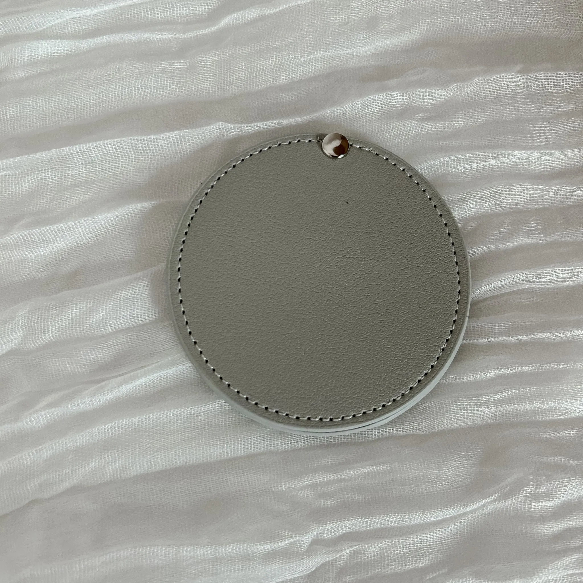 Compact Mirror Bridesmaids Gift  - Black, White, Grey