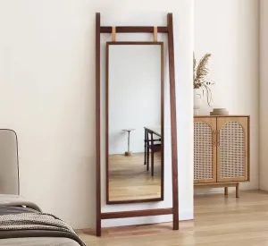CORSICA DESIGNS 72x30 Wooden Full Body Mirror for Living Room, Bedroom and Corner, Full Length Modern Mirror in Big Size, Saint Gobain Glass, Wall Leaning and Floor Standing