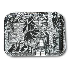 Cottage in the woods tray 27 x 20 cm