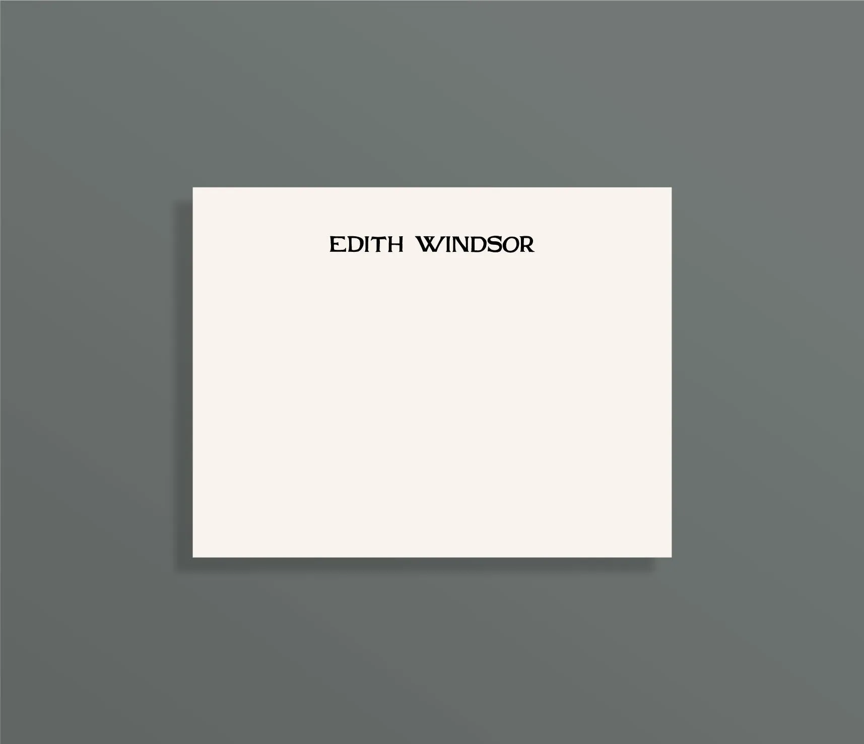 Court Custom Letterpress Stationery Suite