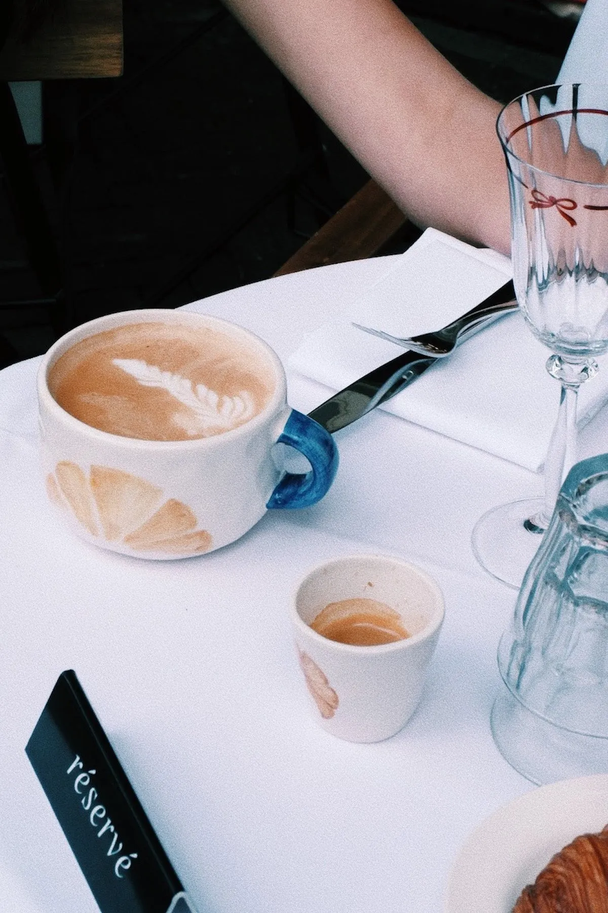 Croissant Espresso Cup
