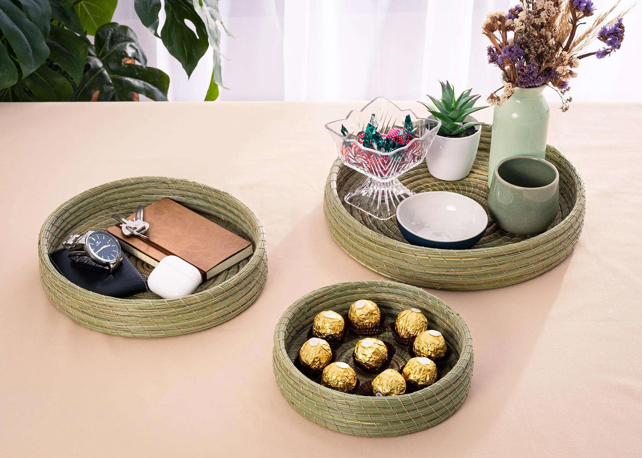 Darido set of 3 Halfa Trays