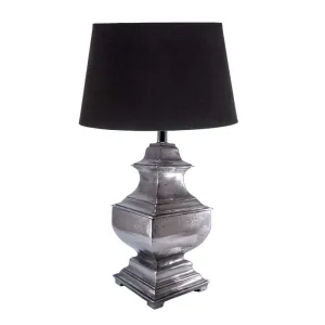 Delphi Table Lamp Base Antique Silver