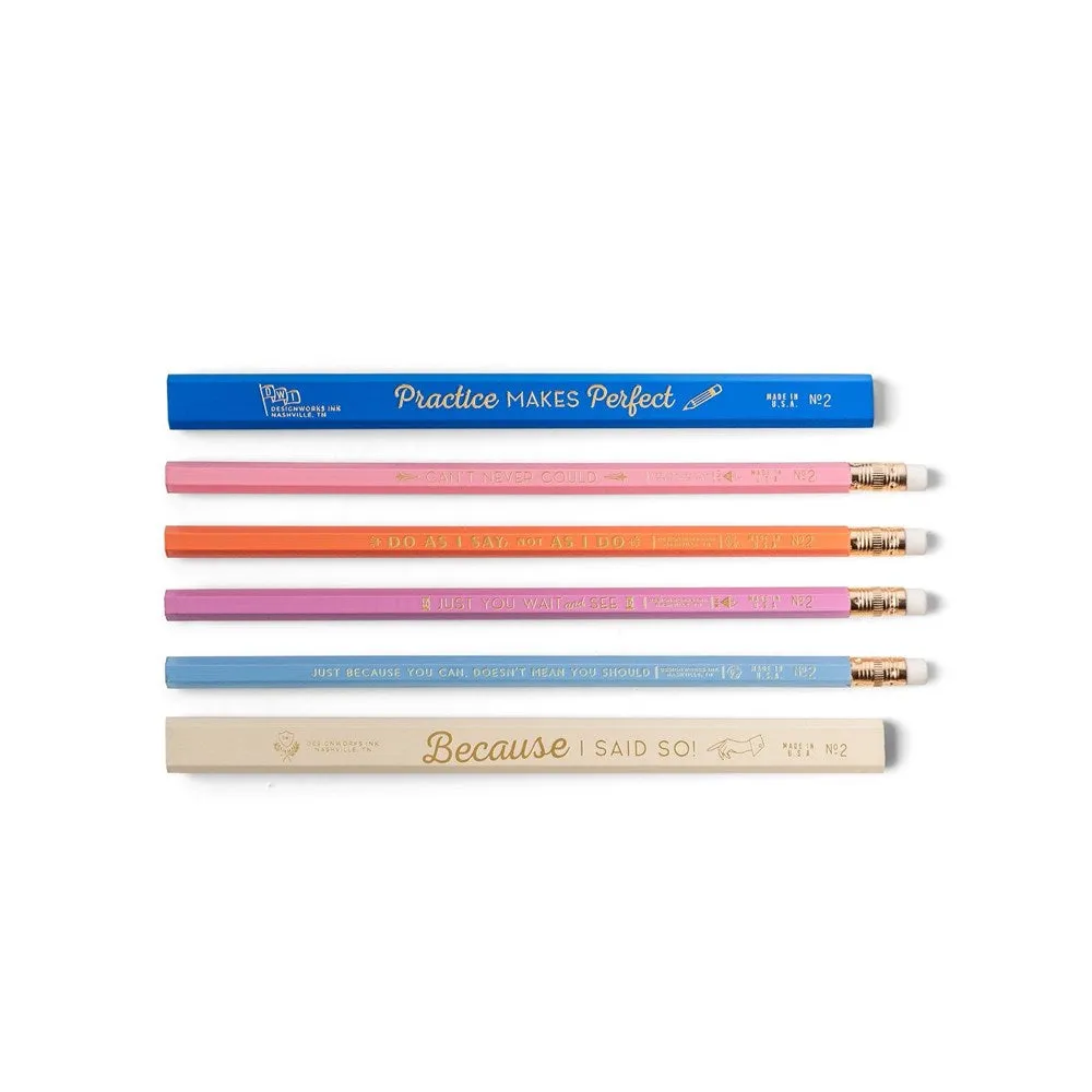 DesignWorks Ink: Pencil Set Mother Knows Best