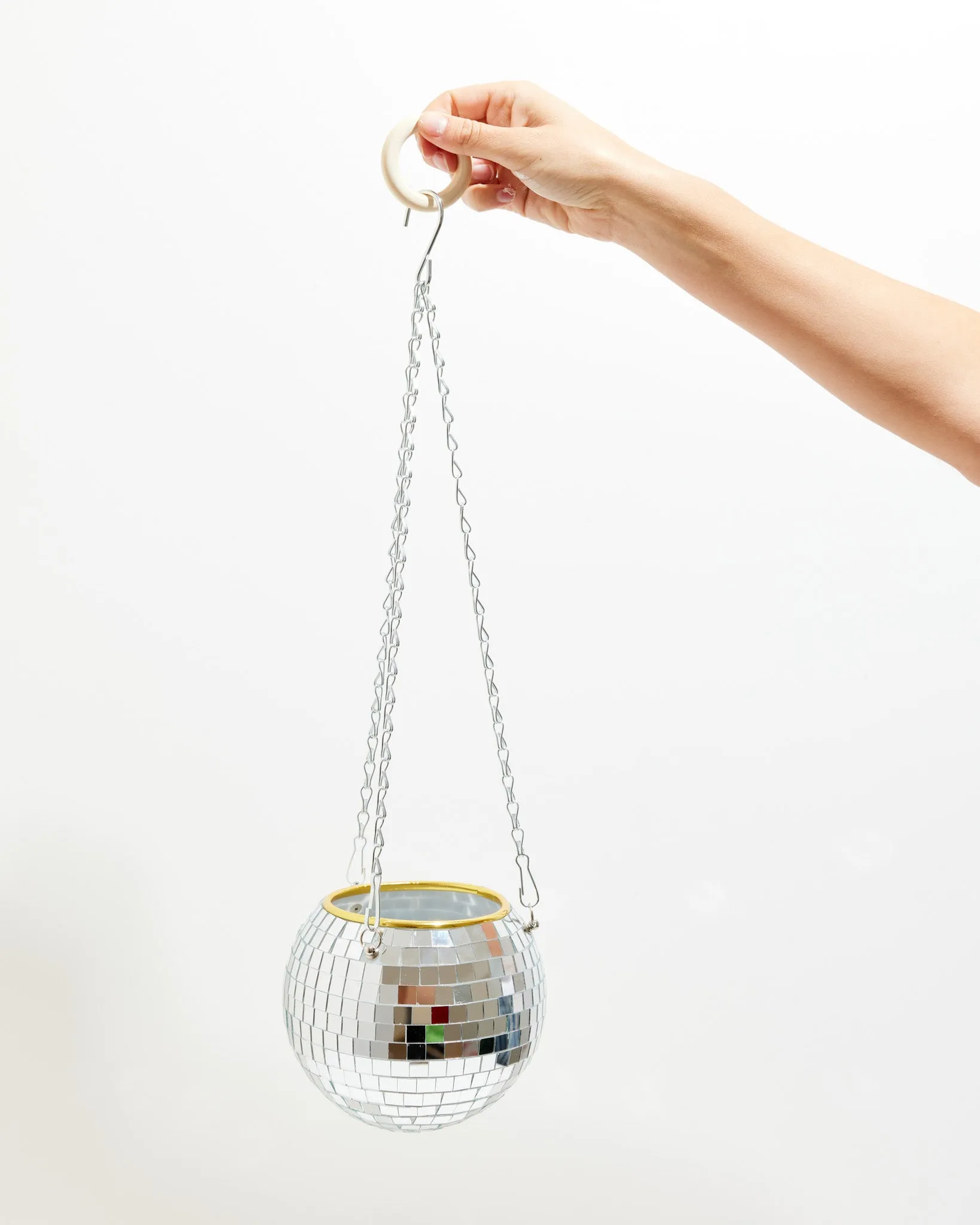 Disco Ball Garden Hanger