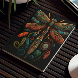 Dragonfly Inspirations - Mesoamerican Dragonfly -  Hard Backed Journal