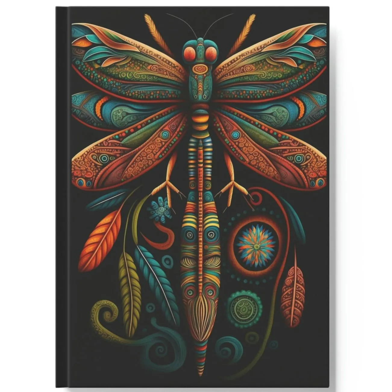 Dragonfly Inspirations - Mesoamerican Dragonfly -  Hard Backed Journal