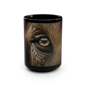 Elephant Eye - 15 oz Coffee Mug