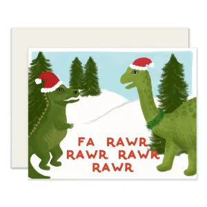 Fa Rawr Rawr Holiday Card