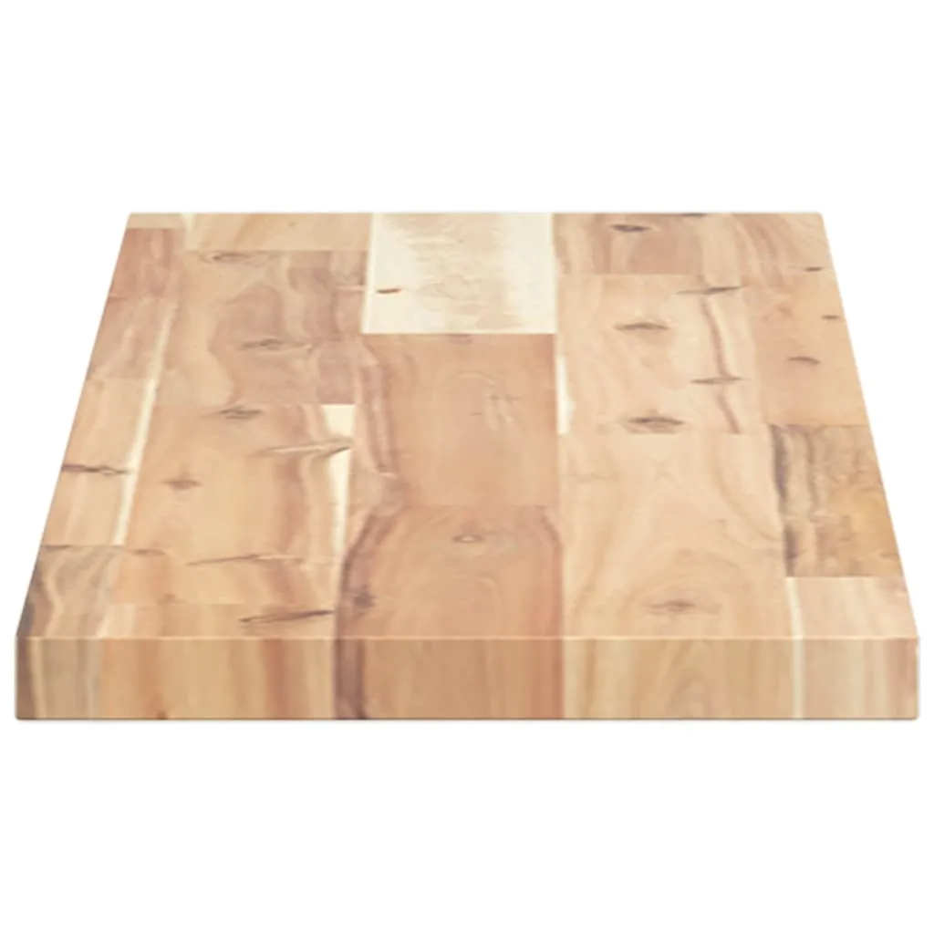 Floating Shelves 2 pcs 100x20x2 cm Untreated Solid Wood Acacia
