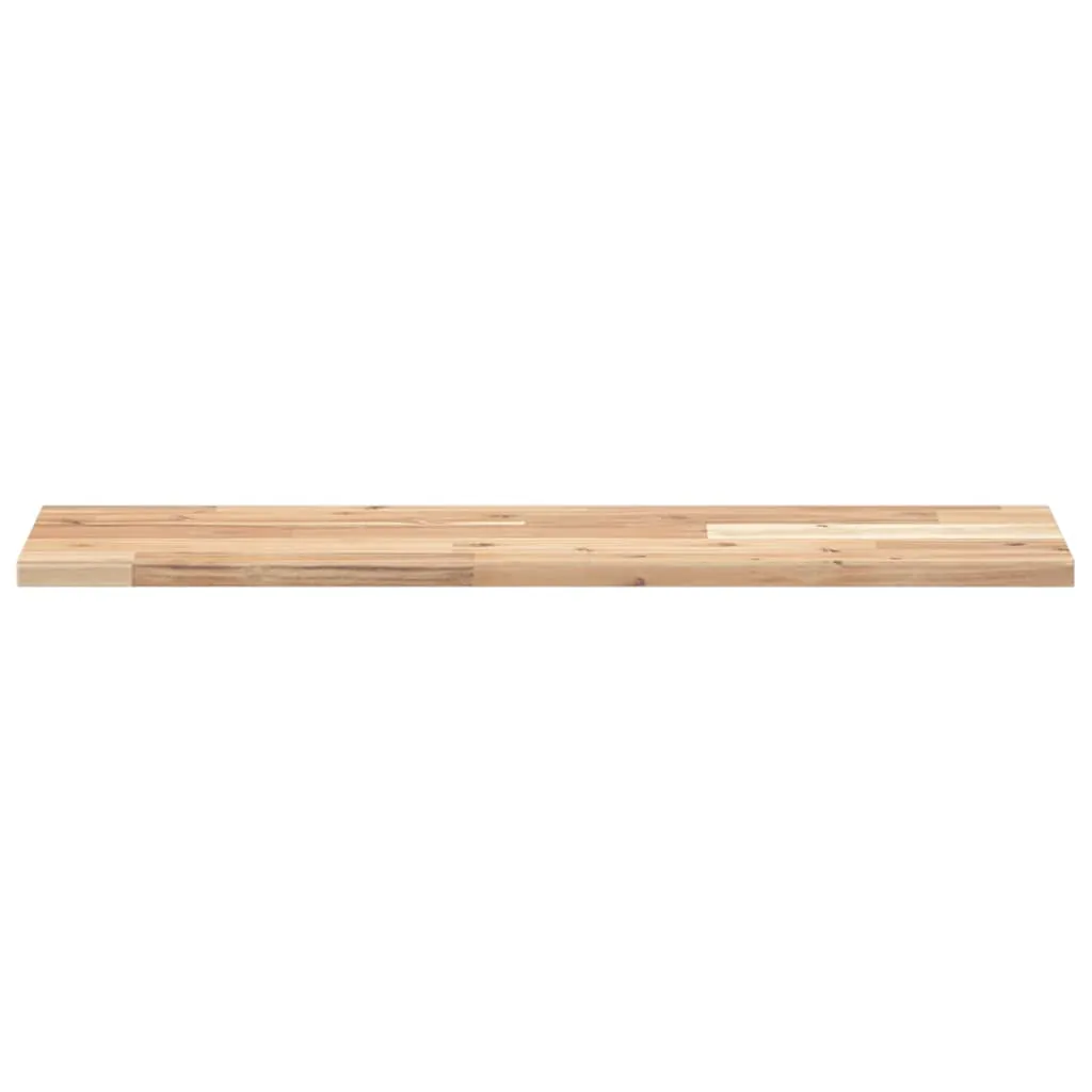 Floating Shelves 2 pcs 100x20x2 cm Untreated Solid Wood Acacia