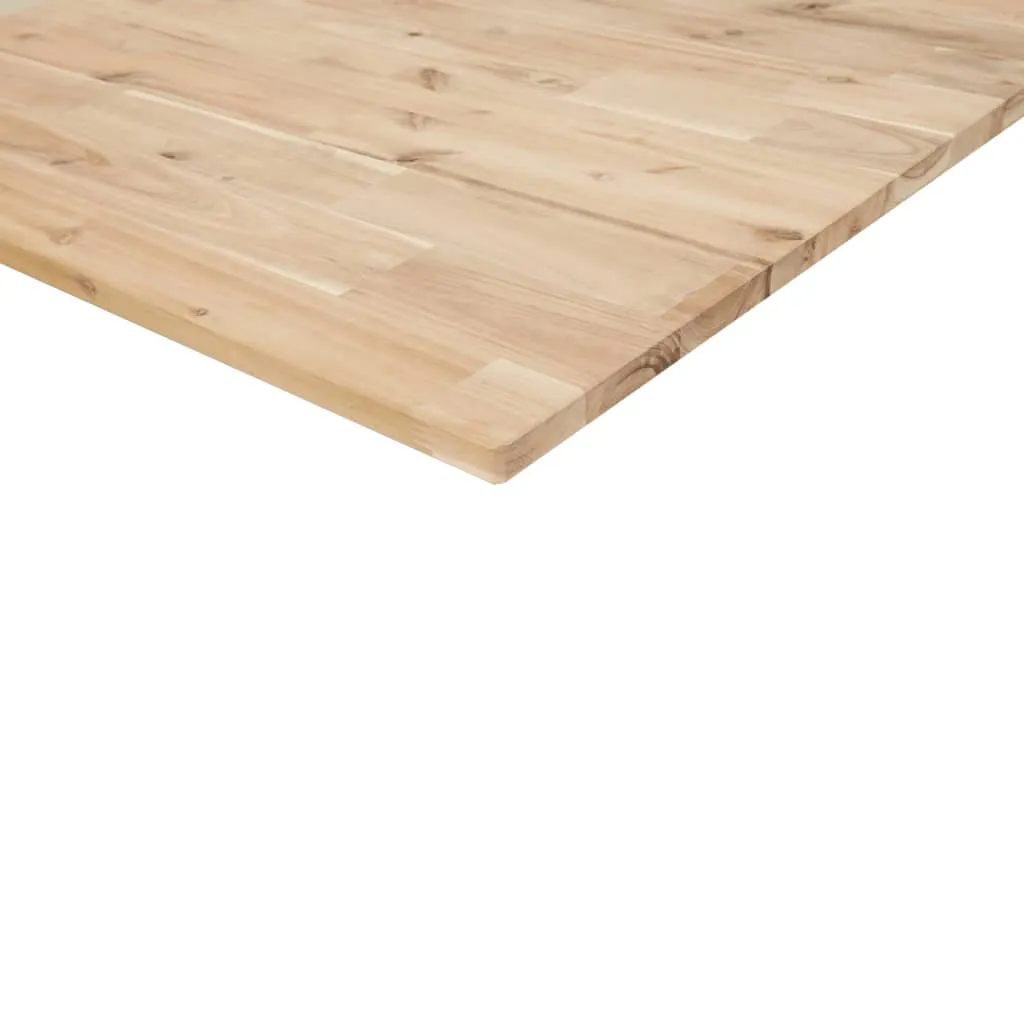 Floating Shelves 2 pcs 100x20x2 cm Untreated Solid Wood Acacia