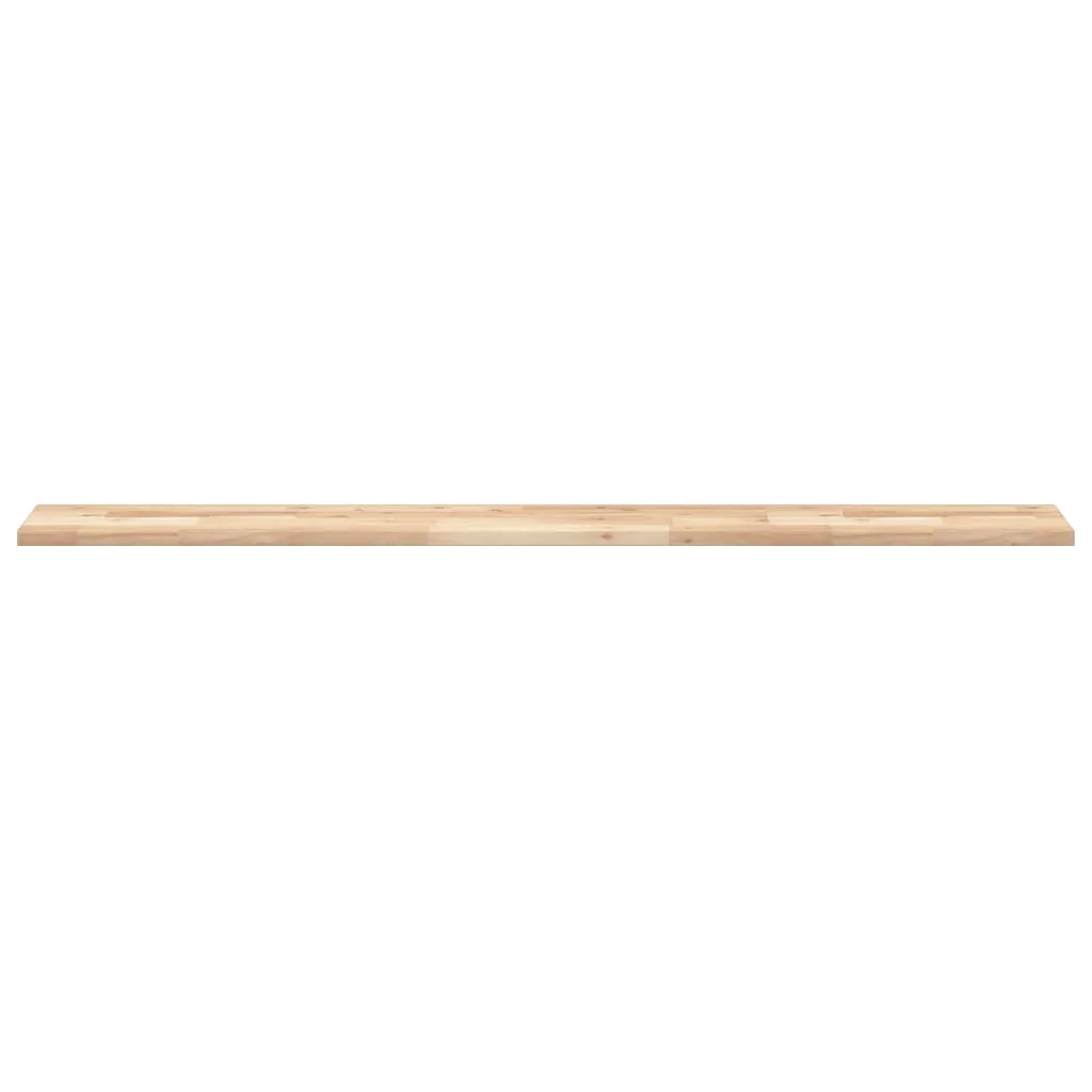 Floating Shelves 2 pcs 140x20x2 cm Untreated Solid Wood Acacia