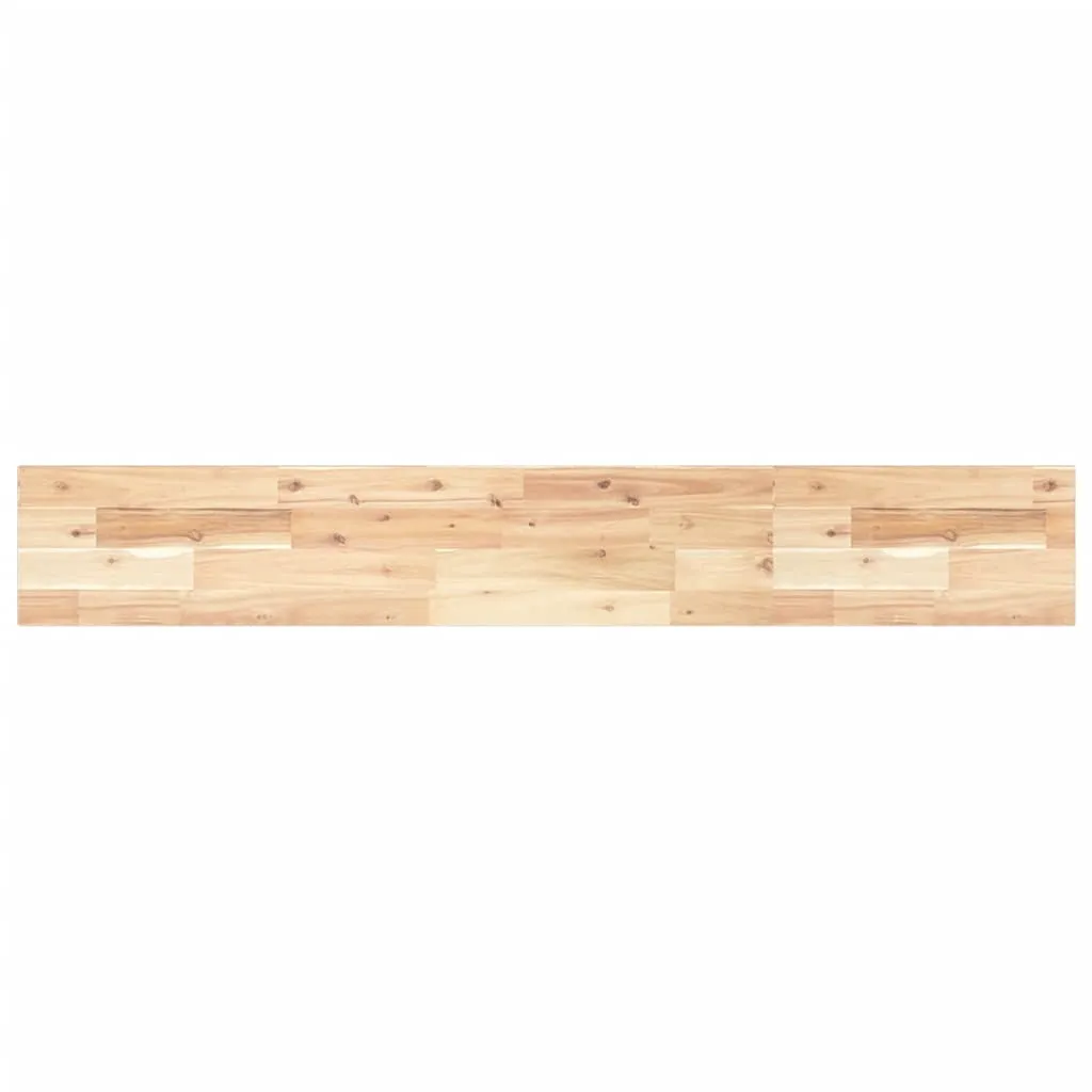 Floating Shelves 2 pcs 140x20x2 cm Untreated Solid Wood Acacia