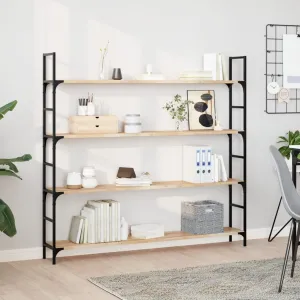 Floating Shelves 2 pcs 140x20x2 cm Untreated Solid Wood Acacia