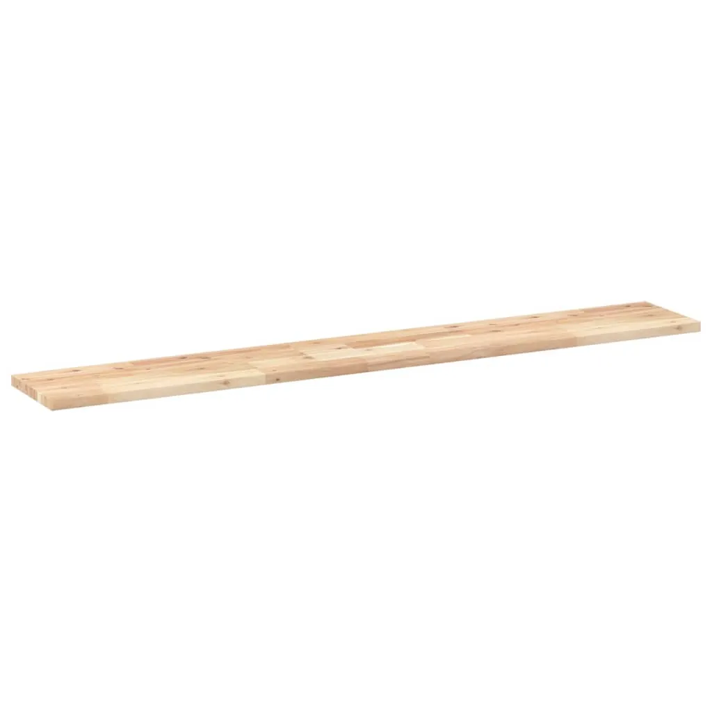 Floating Shelves 2 pcs 140x20x2 cm Untreated Solid Wood Acacia