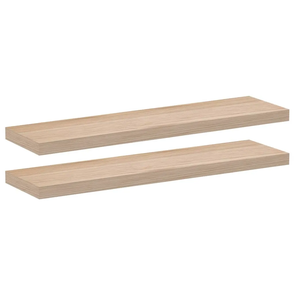 Floating Shelves 2 pcs 90x23.5x4 cm Engineered Wood