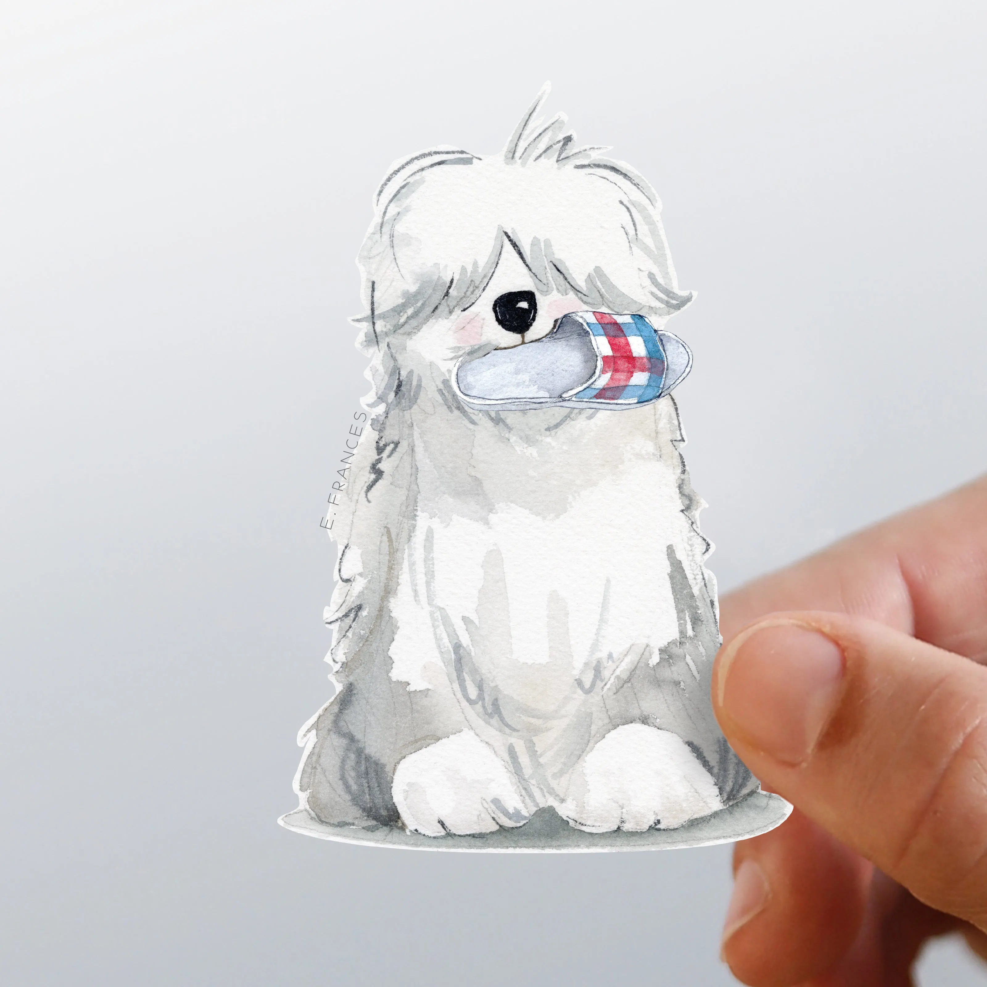 Fluffy Dog Sticker