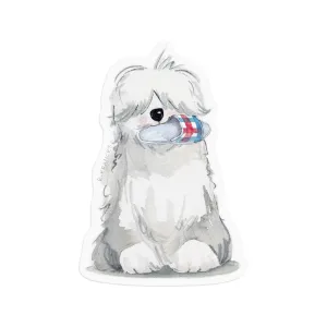 Fluffy Dog Sticker